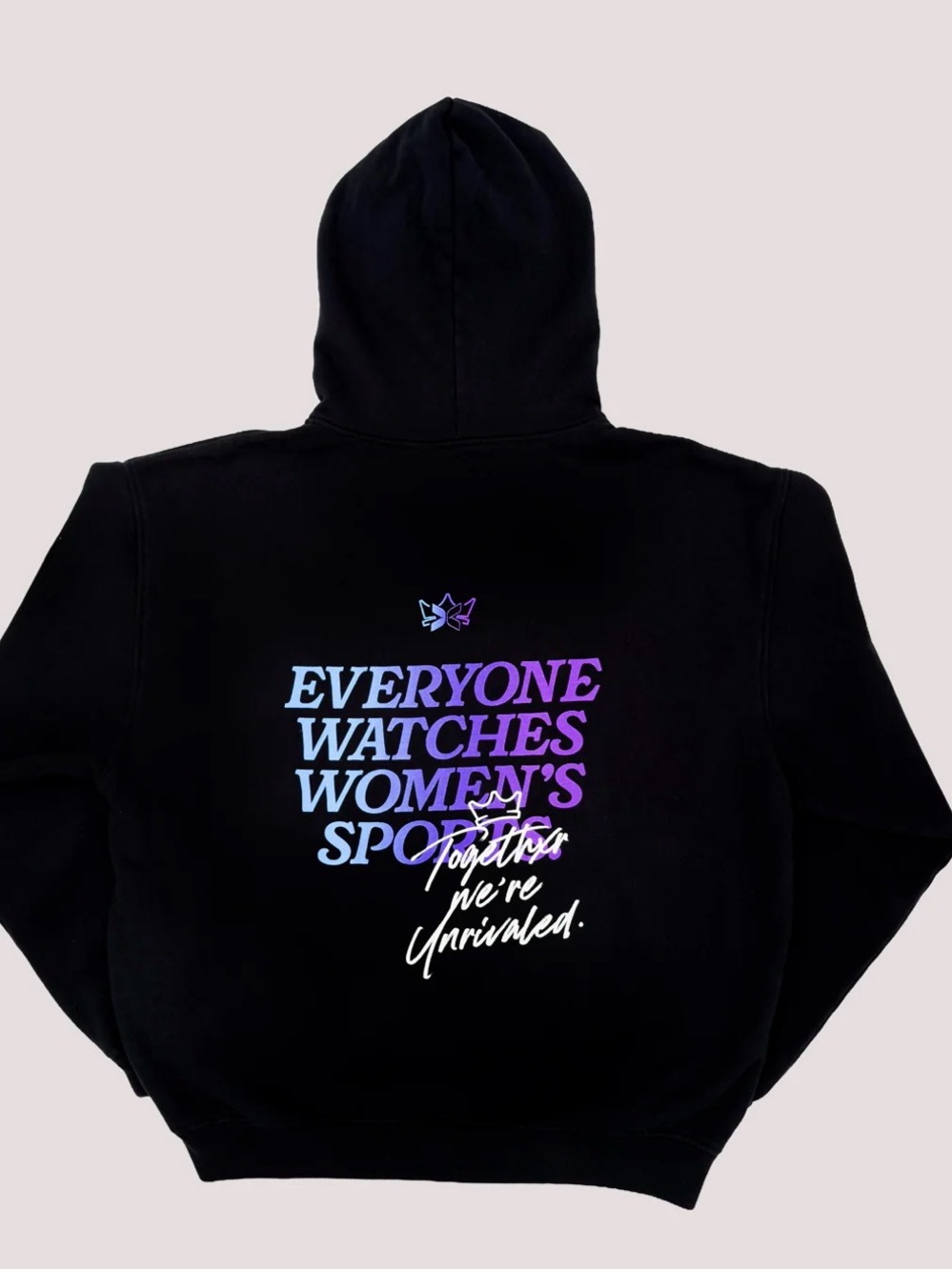 EVERYONE WATCHES WOMEN’S SPORTS™ X UNRIVALED BASKSETBALL HOODIE - Rare - Picture 2 of 10